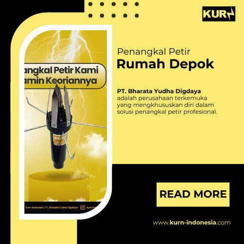 penangkal petir rumah depok
